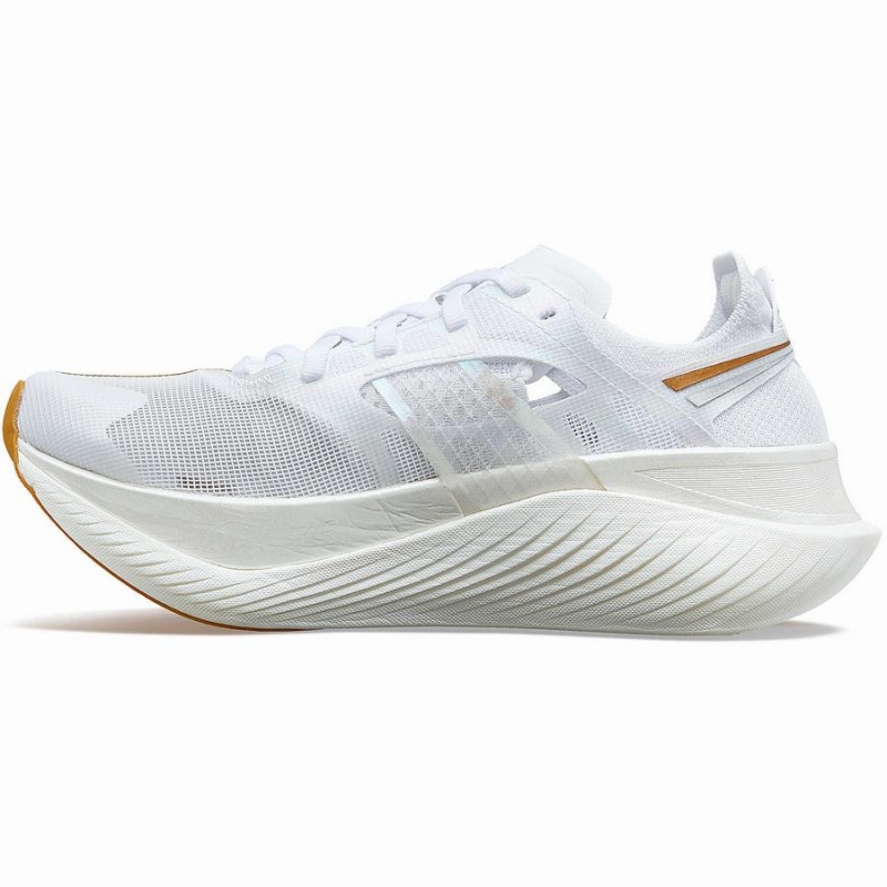 Saucony Endorphin Elite Løpesko Herre Hvite Gull | S12397-K42