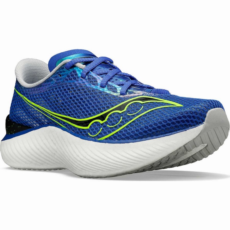 Saucony Endorphin Pro 3 Løpesko Herre Blå Grønn | S79612-T78