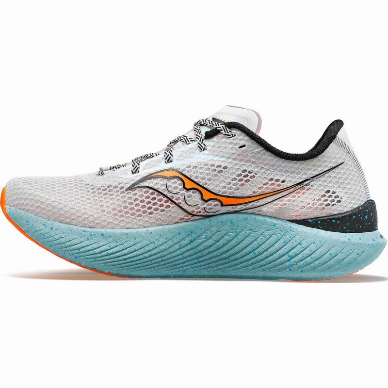 Saucony Endorphin Pro 3 Løpesko Herre Grå Oransje | S09174-Q04