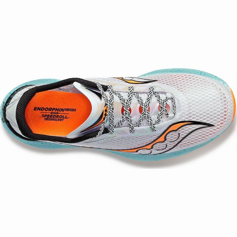 Saucony Endorphin Pro 3 Løpesko Herre Grå Oransje | S09174-Q04