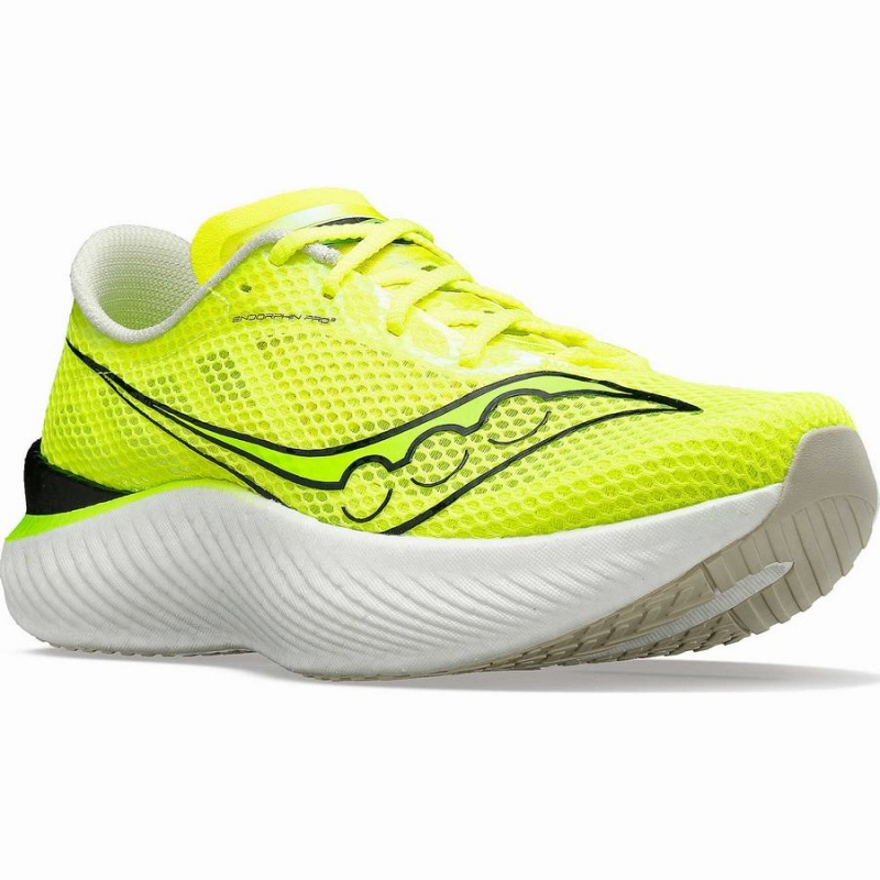 Saucony Endorphin Pro 3 Løpesko Herre Gul | S71354-G83