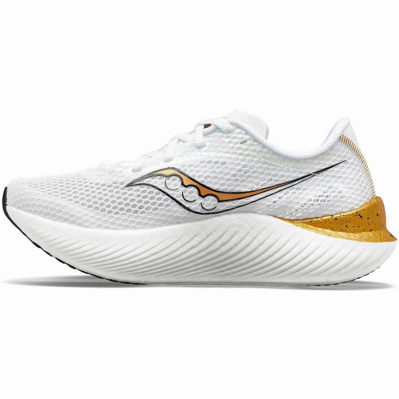 Saucony Endorphin Pro 3 Løpesko Herre Hvite Gull | S90618-J18