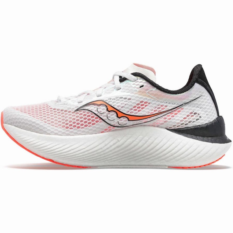 Saucony Endorphin Pro 3 Løpesko Herre Hvite Svarte Rød | S05867-K47