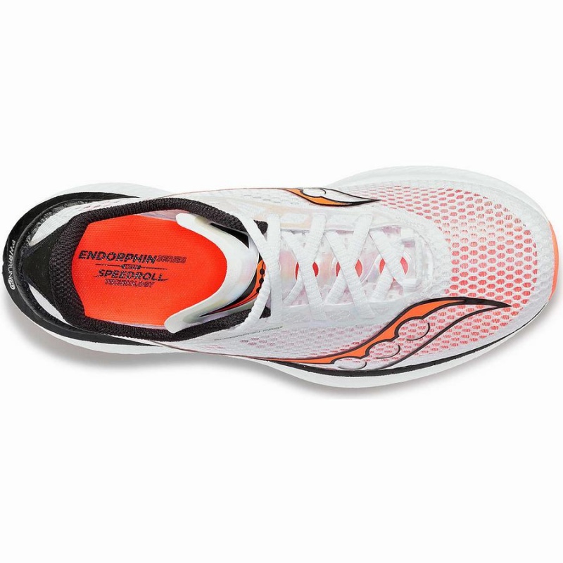 Saucony Endorphin Pro 3 Løpesko Herre Hvite Svarte Rød | S05867-K47