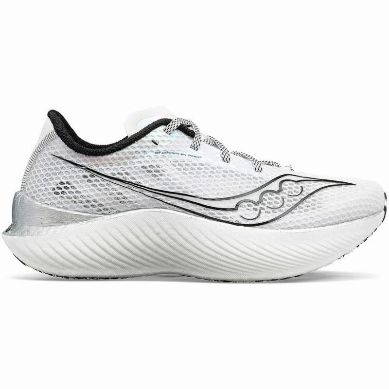 Saucony Endorphin Pro 3 Løpesko Herre Hvite Svarte | S23710-E32