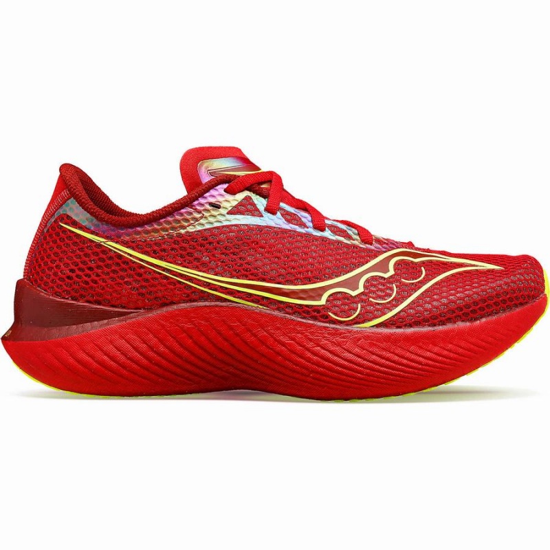 Saucony Endorphin Pro 3 Løpesko Herre Rød | S47038-L59