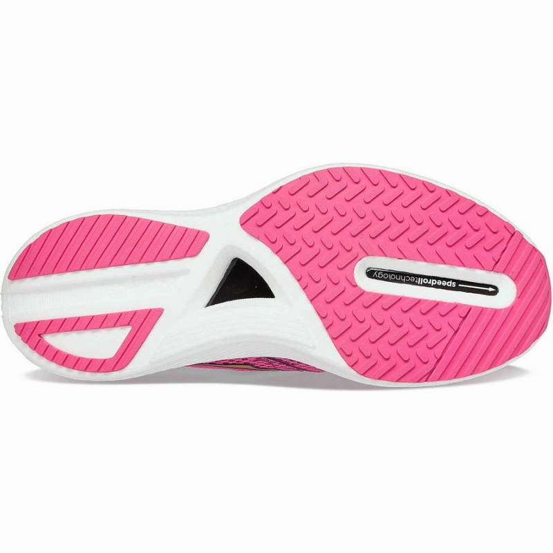 Saucony Endorphin Pro 3 Løpesko Herre Rosa Marineblå | S27958-H86