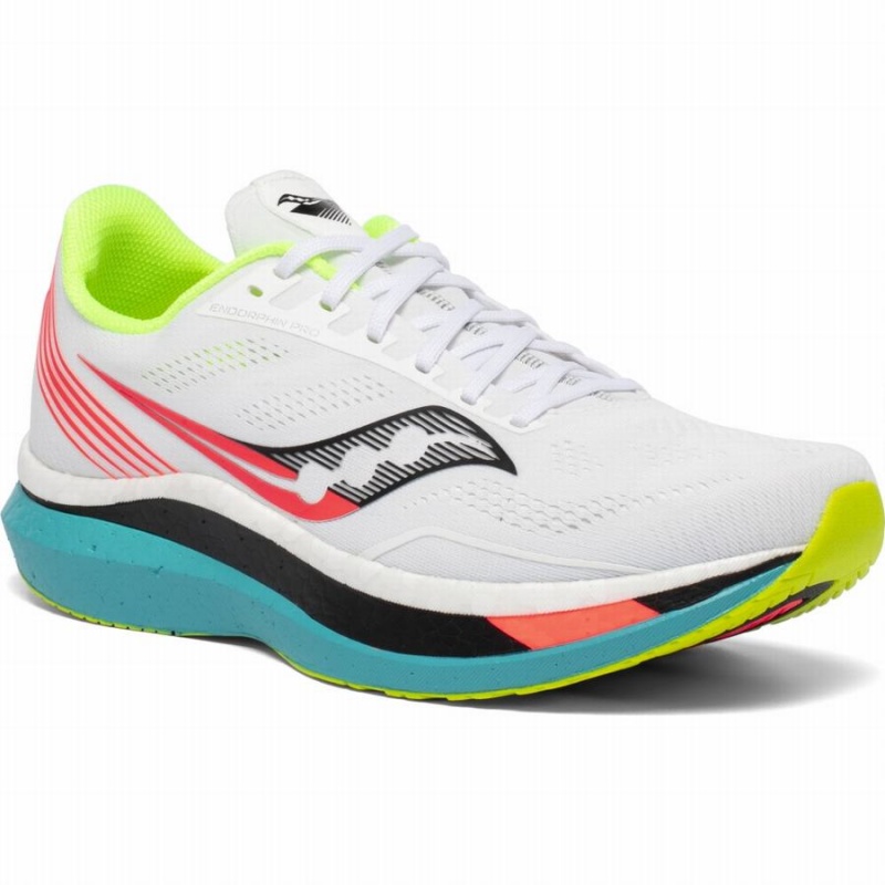 Saucony Endorphin Pro Løpesko Herre Hvite | S21753-R84