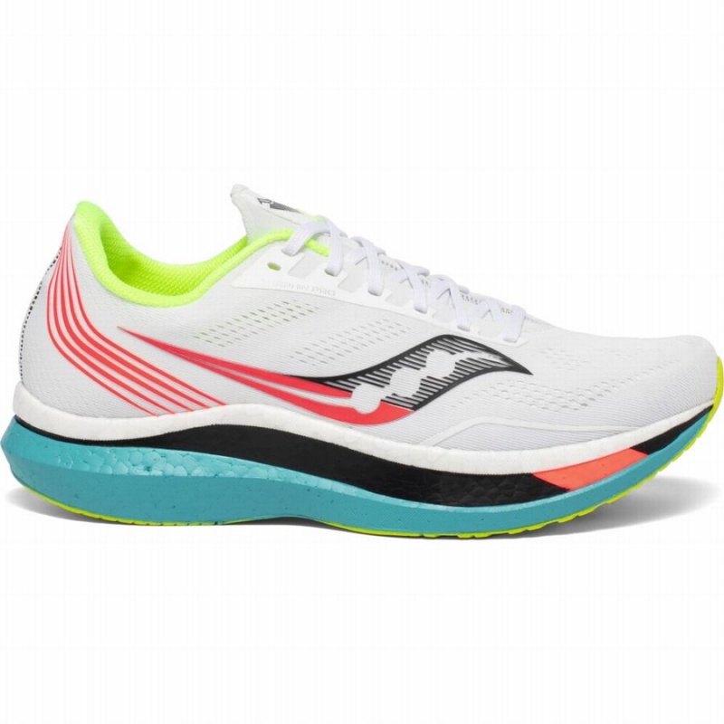 Saucony Endorphin Pro Løpesko Herre Hvite | S21753-R84