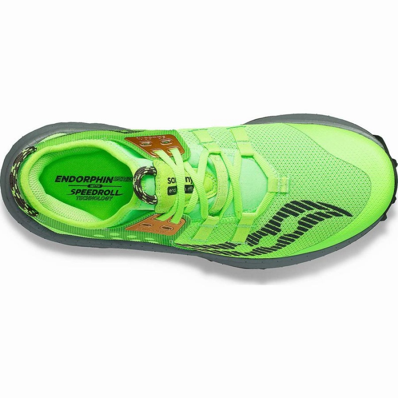 Saucony Endorphin Rift Løpesko Herre Slime / Umbra | S62780-S38