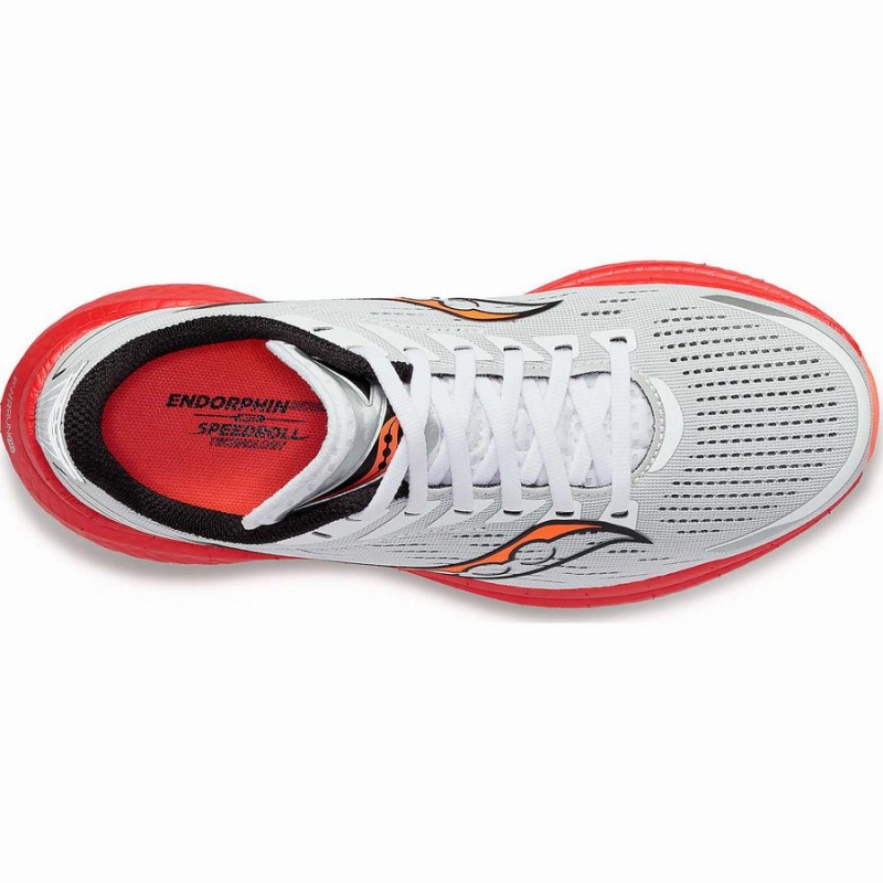 Saucony Endorphin Speed 3 Løpesko Dame Hvite Svarte Rød | S24386-E46