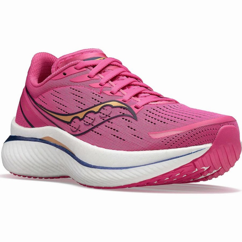 Saucony Endorphin Speed 3 Løpesko Dame Rosa Marineblå | S97834-M43