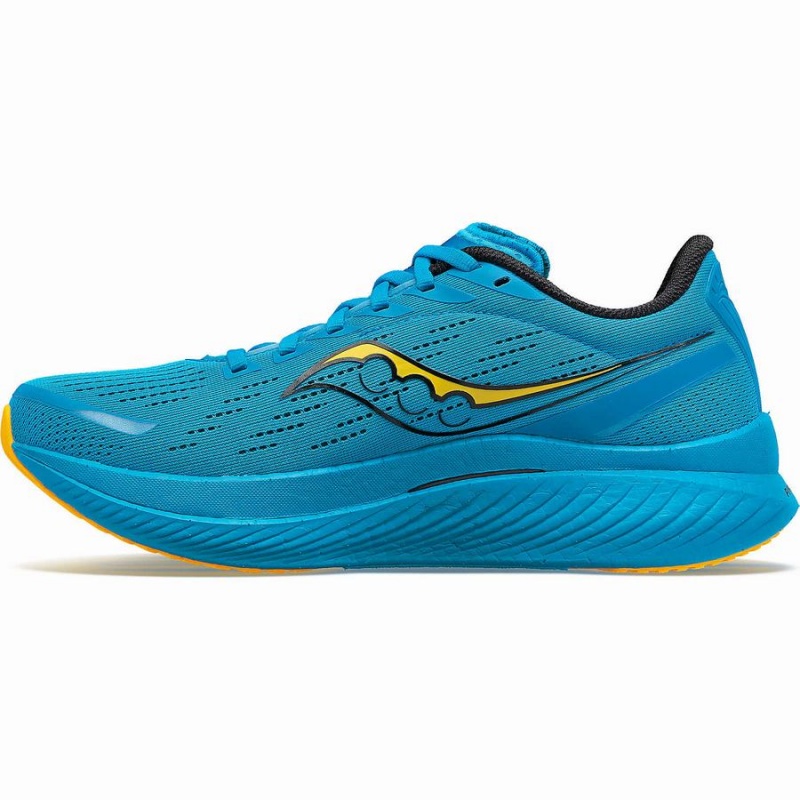 Saucony Endorphin Speed 3 Løpesko Herre Blå Gull | S65793-R52