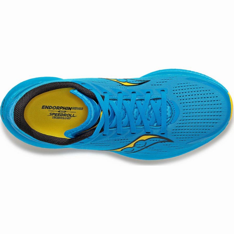 Saucony Endorphin Speed 3 Løpesko Herre Blå Gull | S65793-R52