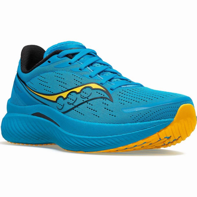 Saucony Endorphin Speed 3 Løpesko Herre Blå Gull | S65793-R52