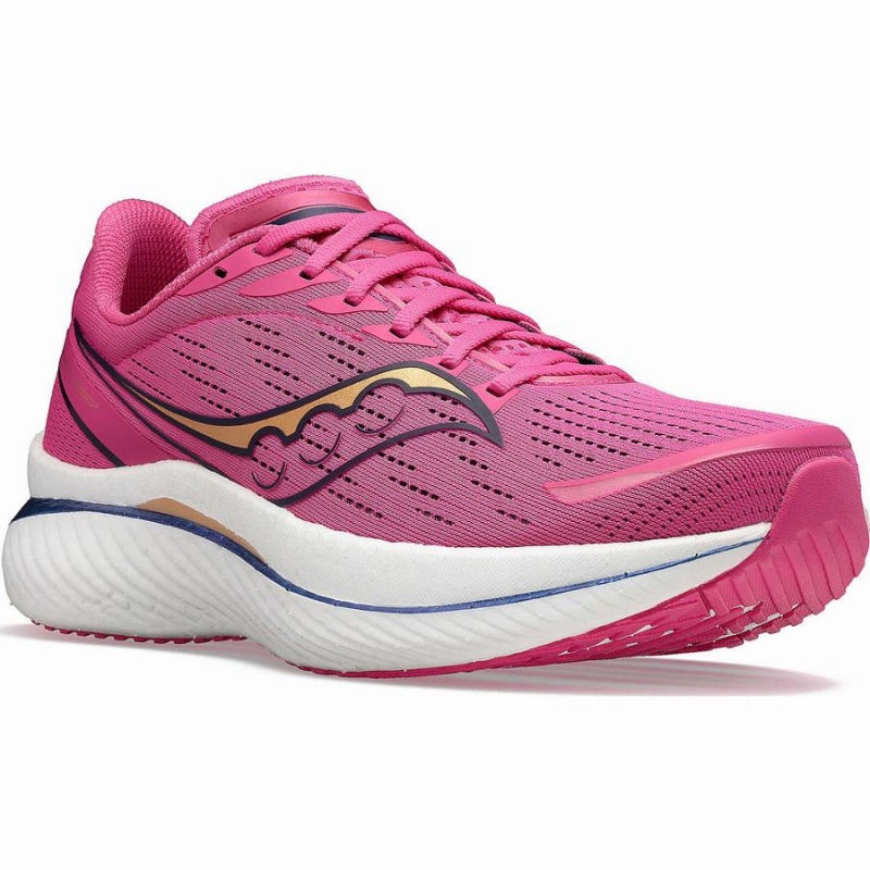 Saucony Endorphin Speed 3 Løpesko Herre Rosa Marineblå | S17684-U73