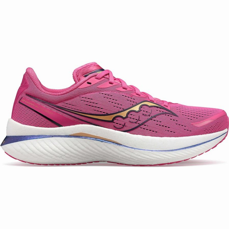 Saucony Endorphin Speed 3 Løpesko Herre Rosa Marineblå | S17684-U73