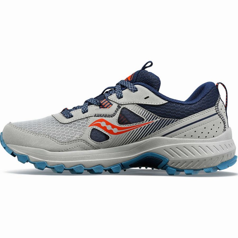 Saucony Excursion TR16 Brede Trail Løpesko Dame Grå Marineblå | S52360-T31