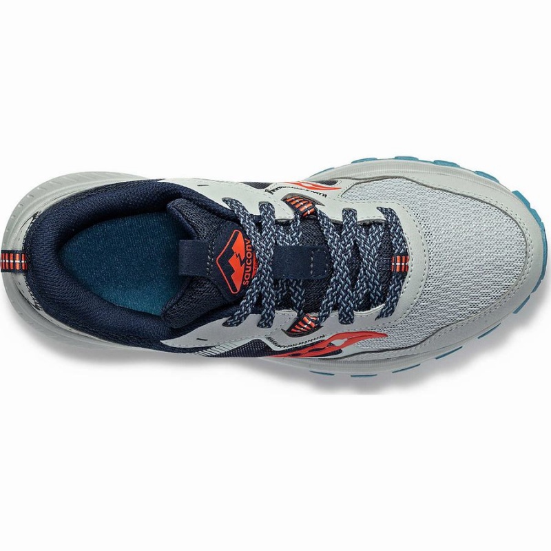 Saucony Excursion TR16 Brede Trail Løpesko Dame Grå Marineblå | S52360-T31