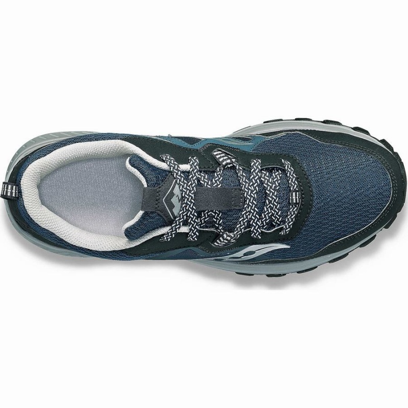 Saucony Excursion TR16 Brede Trail Løpesko Herre Marineblå Sølv | S36975-W87