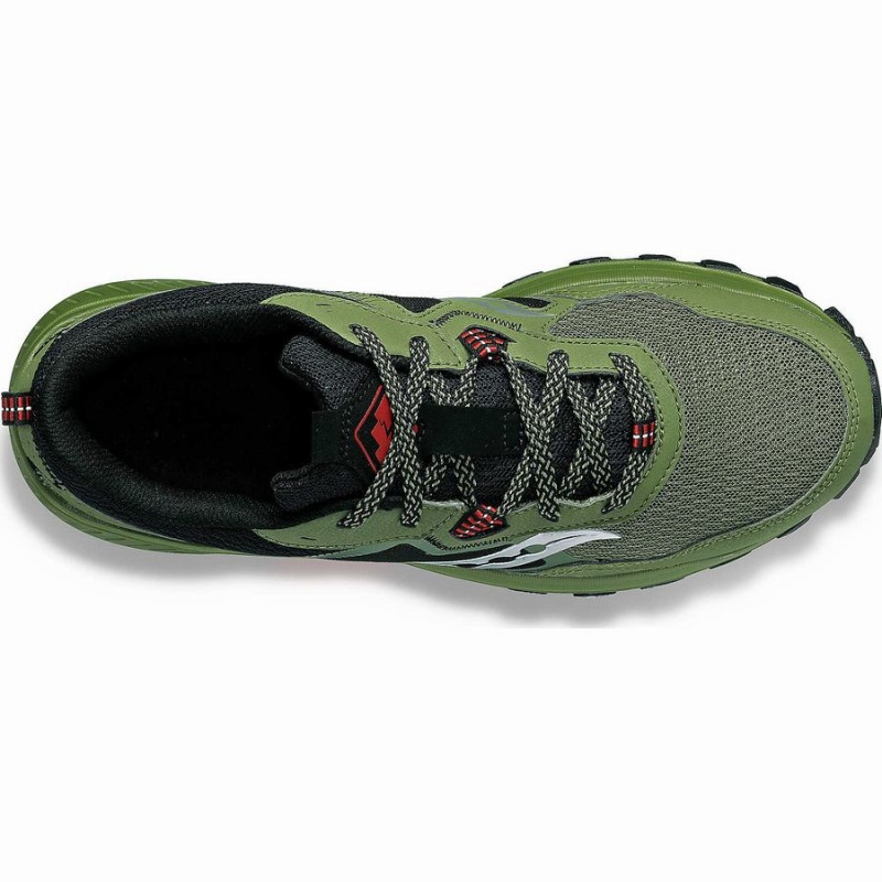 Saucony Excursion TR16 Brede Trail Løpesko Herre Khaki Svarte | S16382-E65