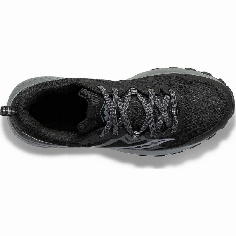 Saucony Excursion TR16 Brede Trail Løpesko Herre Svarte Grå | S15038-R37