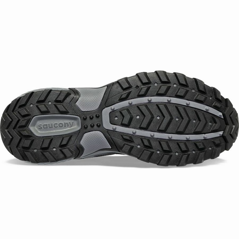 Saucony Excursion TR16 Brede Trail Løpesko Herre Svarte Grå | S15038-R37