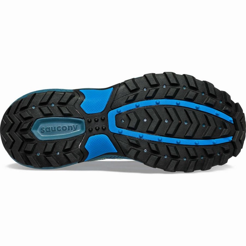 Saucony Excursion TR16 Trail Løpesko Herre Blå Svarte | S17346-Y92