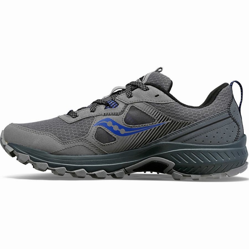 Saucony Excursion TR16 Trail Løpesko Herre Grå Blå | S07162-Z04