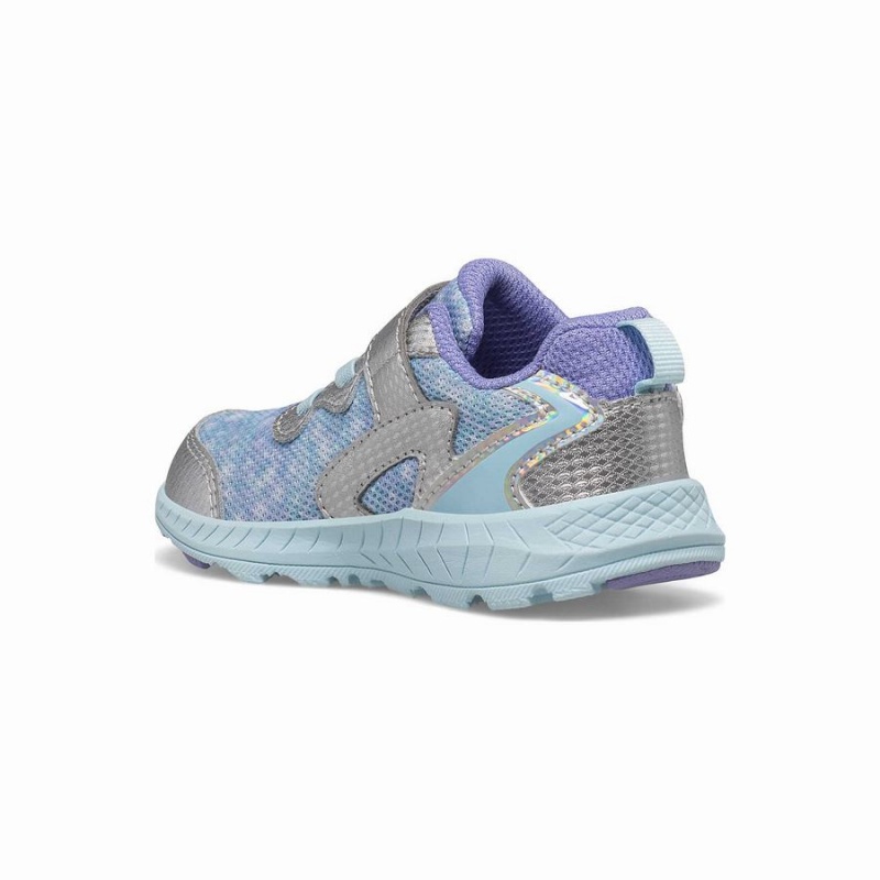 Saucony Flash A/C Jr. Sneaker Løpesko Barn Sølv Lilla | S50893-U41