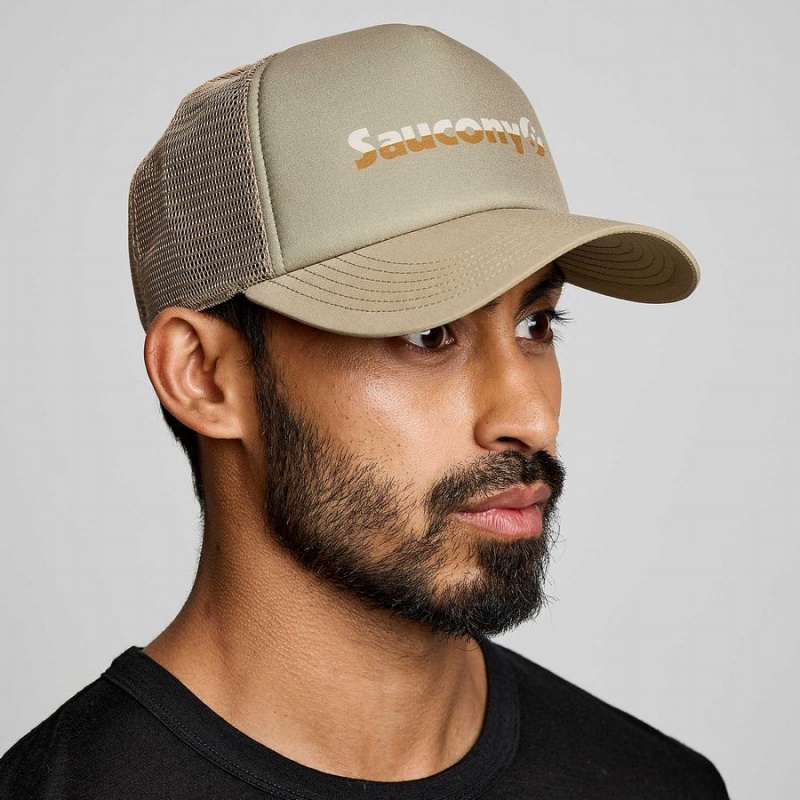 Saucony Foamie Trucker Hatt Dame Kaffe | S78214-V32