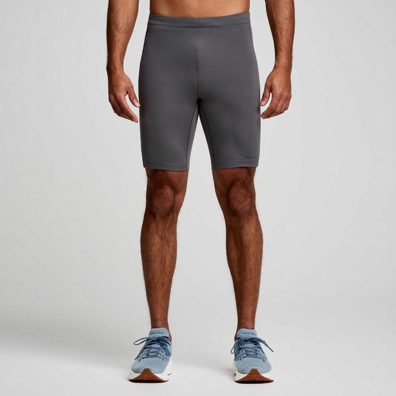 Saucony Fortify Forede Half Tights Herre Grå | S12657-G48