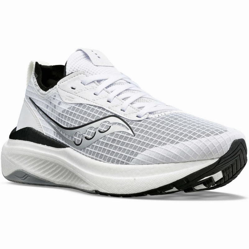 Saucony Freedom Crossport Løpesko Herre Hvite Svarte | S73452-U14