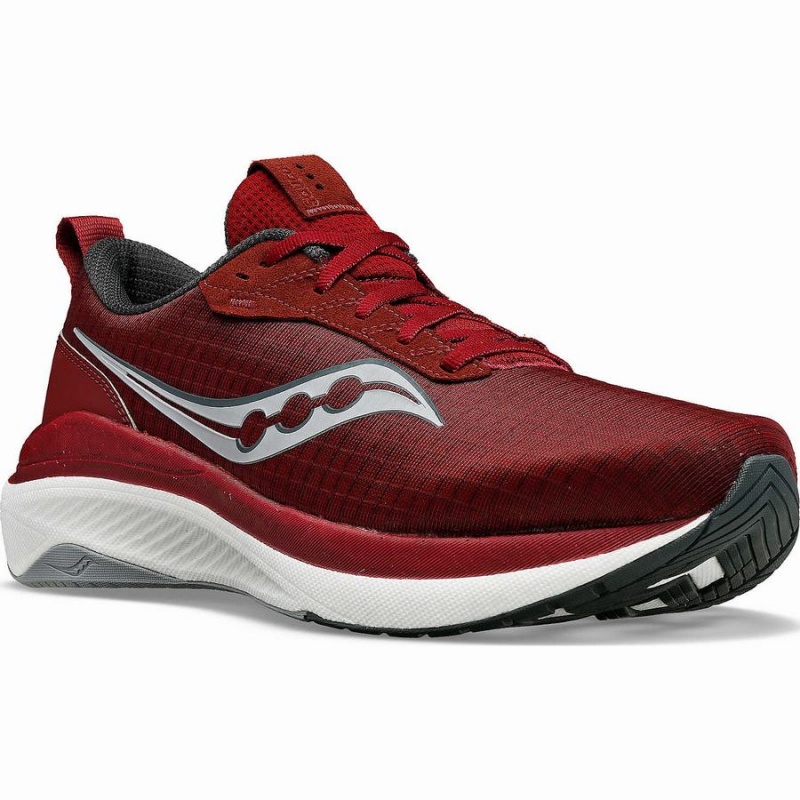 Saucony Freedom Crossport Løpesko Herre Rød Grå | S41025-P14