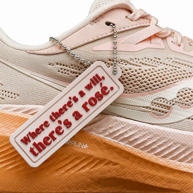 Saucony Galentine's Day Triumph 21 Løpesko Dame Rosa | S82435-Q41