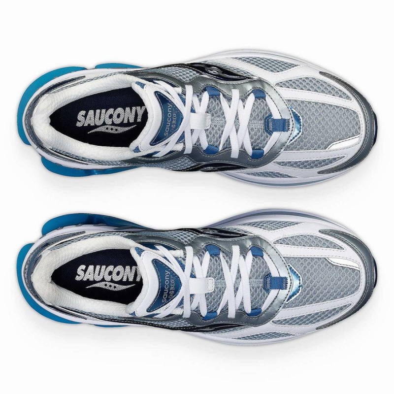 Saucony Grid NXT Joggesko Herre Hvite Lyse Blå | S39258-K98