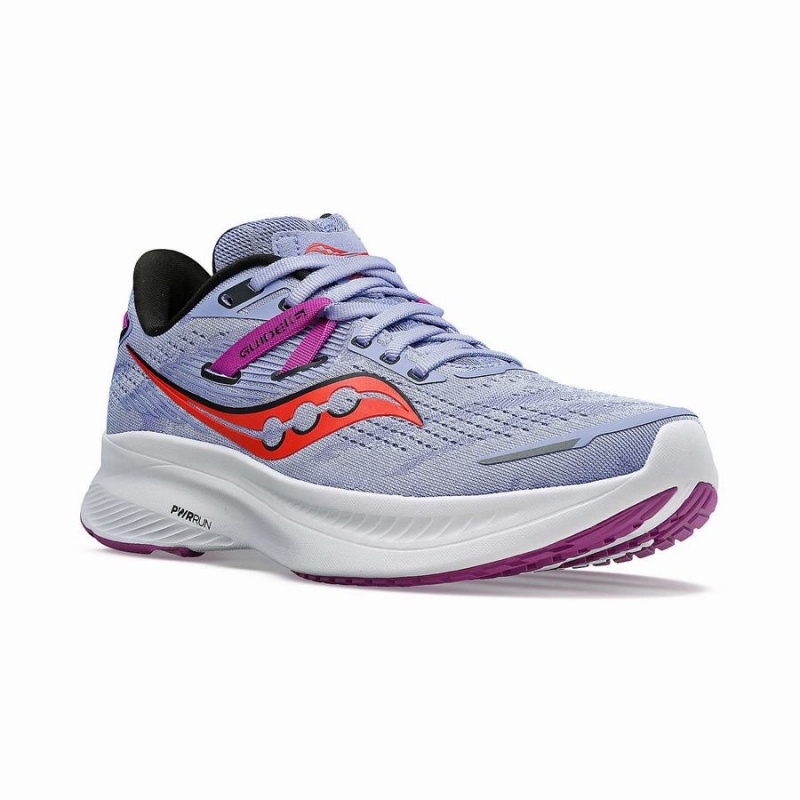 Saucony Guide 16 Brede Løpesko Dame Lilla | S17092-F19