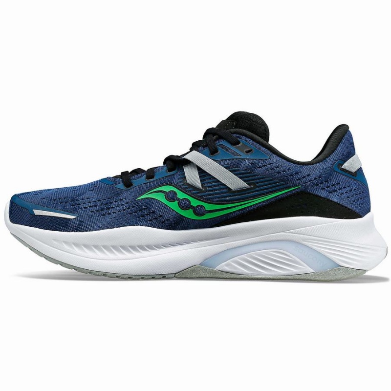 Saucony Guide 16 Brede Løpesko Herre Marineblå Turkis | S10857-H94