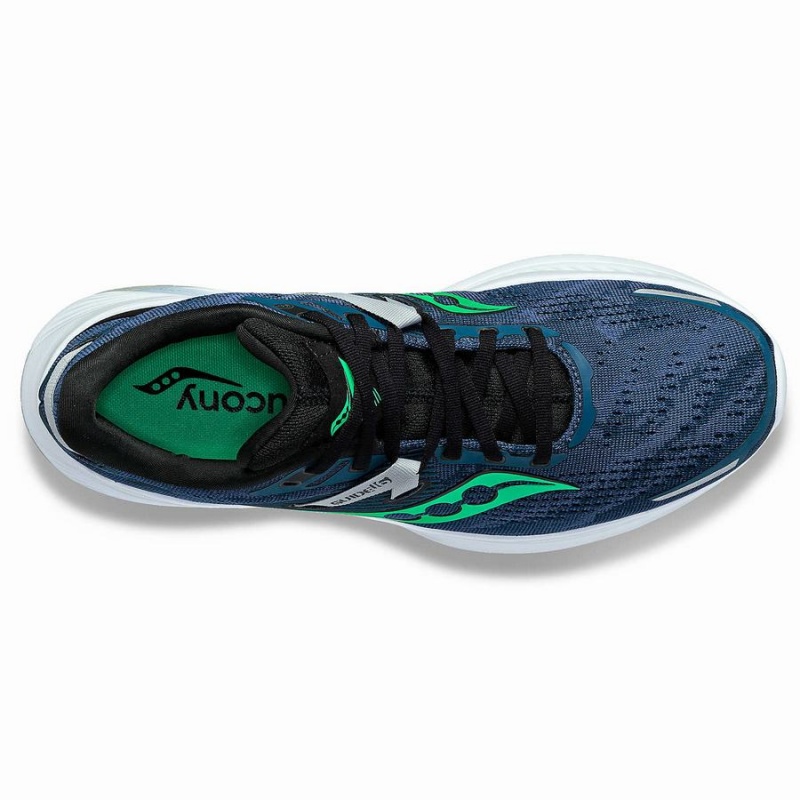 Saucony Guide 16 Brede Løpesko Herre Marineblå Turkis | S10857-H94