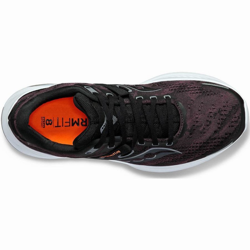 Saucony Guide 16 Brede Løpesko Herre Svarte Hvite | S90367-F10