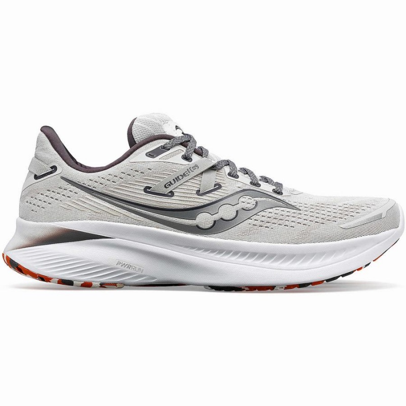 Saucony Guide 16 Løpesko Herre Hvite Oransje | S61023-F70