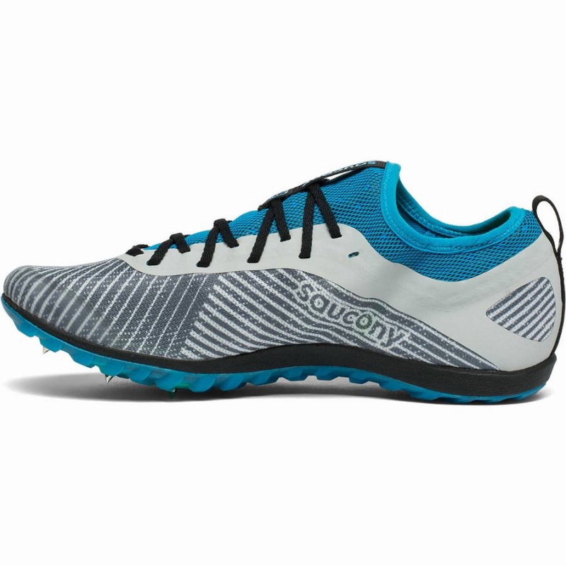 Saucony Havok XC 2 Spike Piggsko Herre Grå Blå | S45793-B62