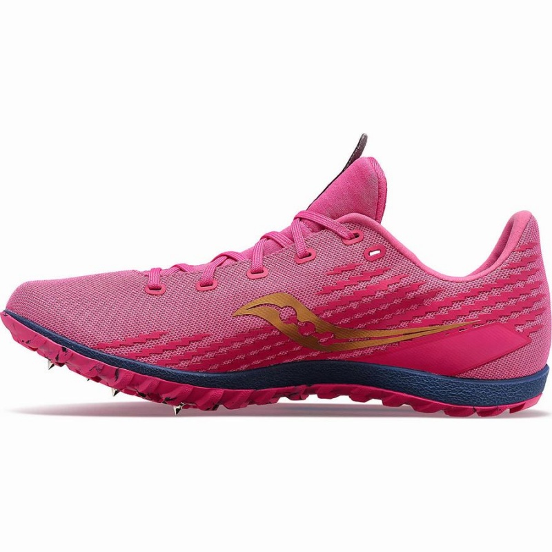 Saucony Havok XC 3 Spike Piggsko Dame Rosa Marineblå | S53678-X35