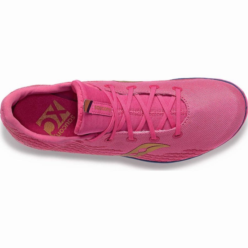 Saucony Havok XC 3 Spike Piggsko Dame Rosa Marineblå | S53678-X35