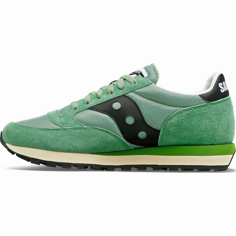 Saucony Jazz 81 Joggesko Dame Grønn Svarte | S34605-Q97