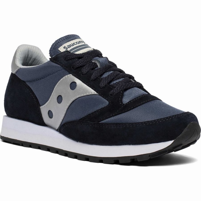 Saucony Jazz 81 Joggesko Dame Marineblå Sølv | S31256-H25