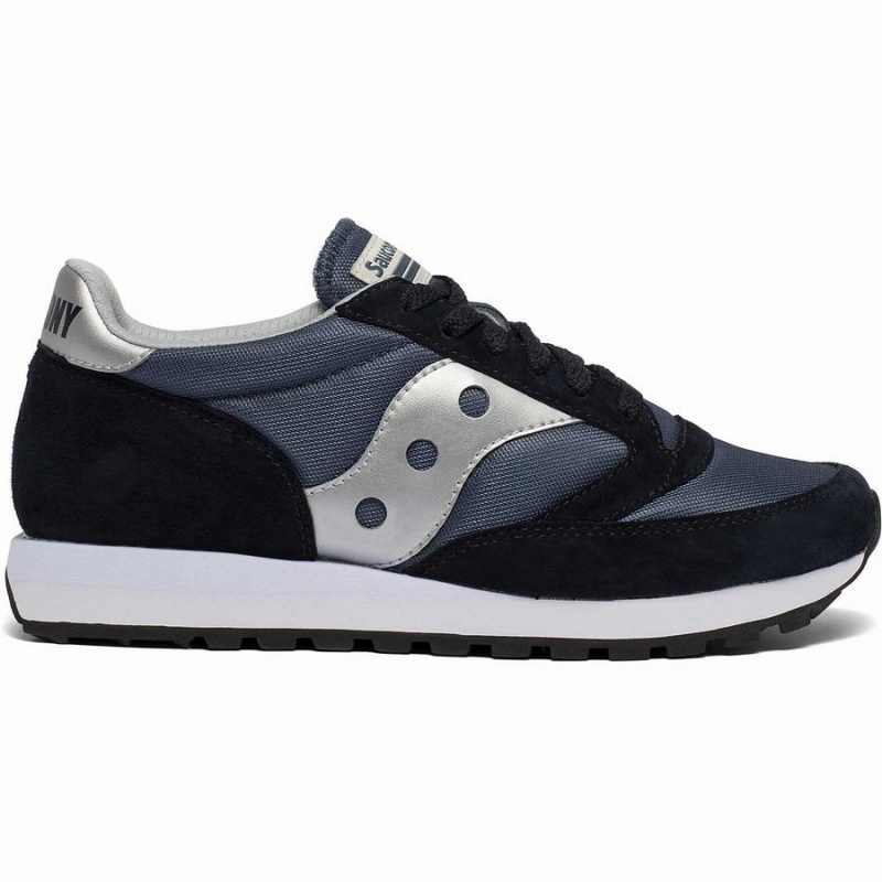 Saucony Jazz 81 Joggesko Dame Marineblå Sølv | S31256-H25