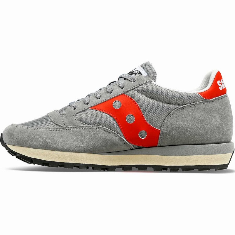 Saucony Jazz 81 Joggesko Herre Grå Rød | S05648-H51