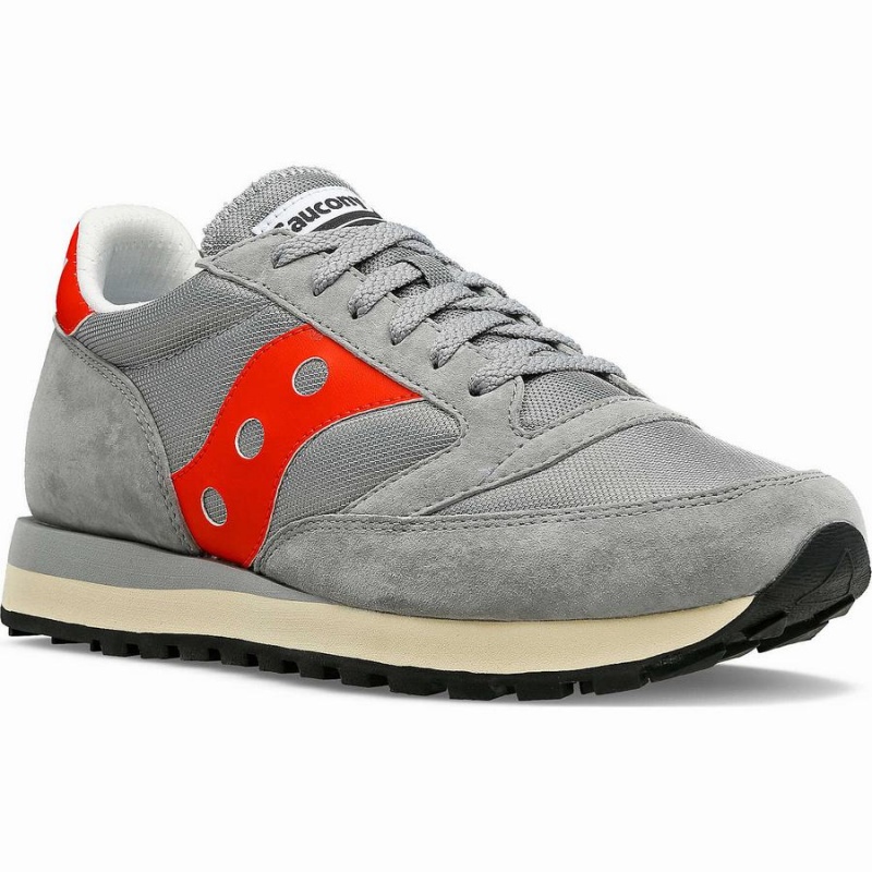 Saucony Jazz 81 Joggesko Herre Grå Rød | S05648-H51