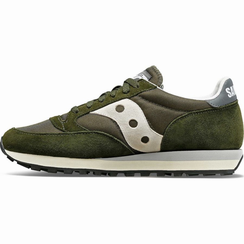 Saucony Jazz 81 Joggesko Herre Olivengrønne Grå | S45321-T24